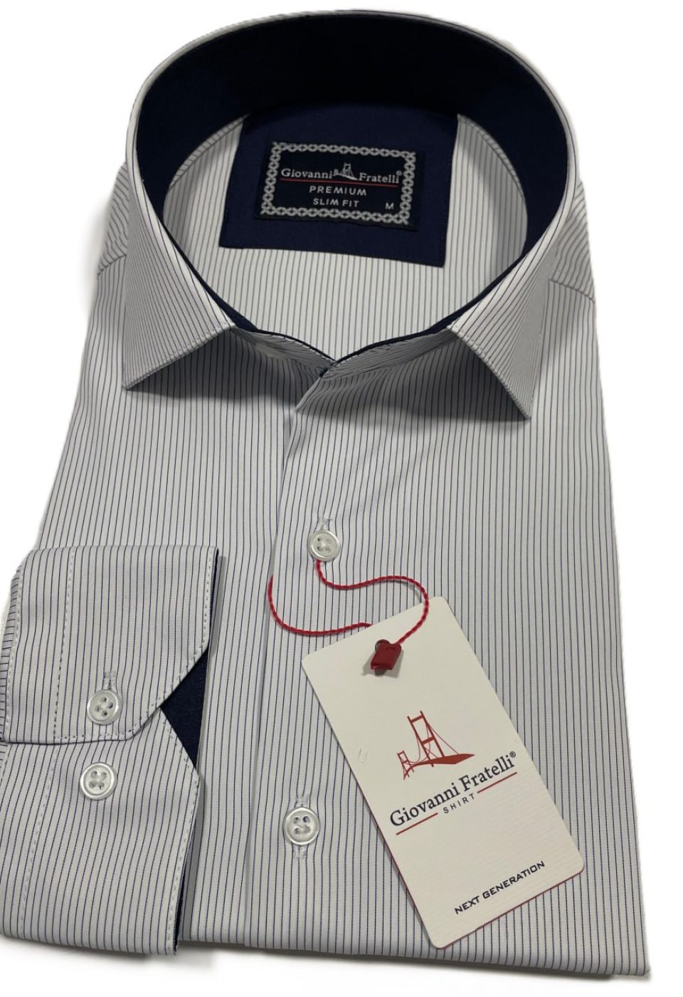 2438 CR FRESH 001 Fresh Slim Fit Uzun Kol Desenli Erkek Gömlek 3GMK312438001 - Giovanni Fratelli