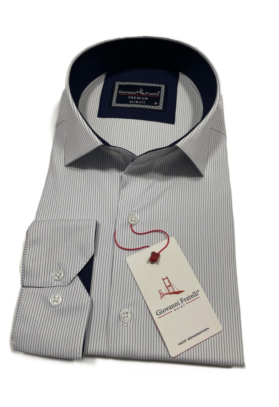 2438 CR FRESH 001 Fresh Slim Fit Uzun Kol Desenli Erkek Gömlek 3GMK312438001 - Giovanni Fratelli