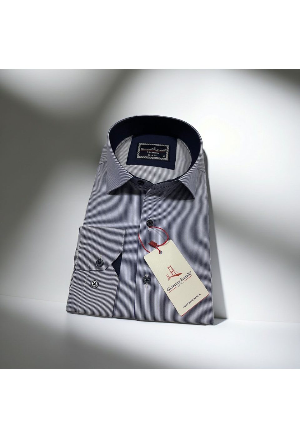 Fresh Slim Fit Uzun Kol Desenli Erkek Gömlek 3GMK312438002 - Giovanni Fratelli