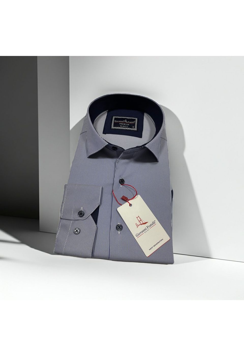 Fresh Slim Fit Uzun Kol Desenli Erkek Gömlek 3GMK312438002 - Giovanni Fratelli