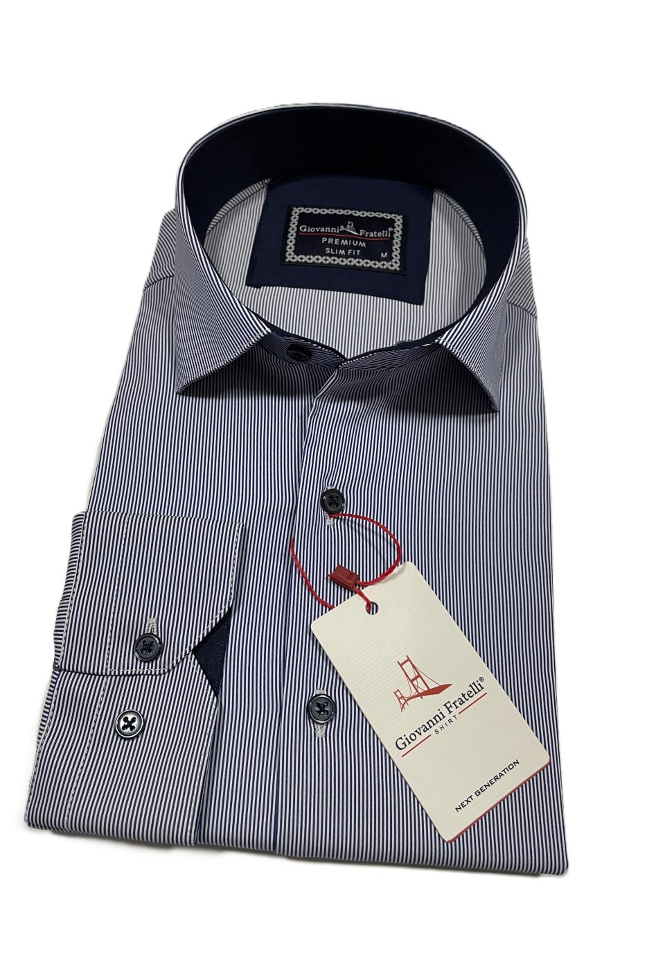 Fresh Slim Fit Uzun Kol Desenli Erkek Gömlek 3GMK312438002 - Giovanni Fratelli