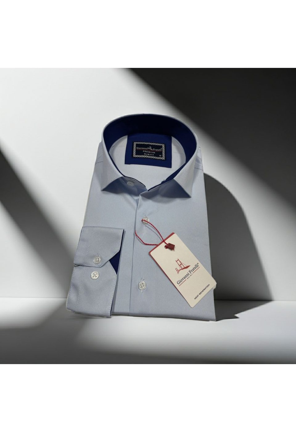 2438 CR FRESH 005 Fresh Slim Fit Uzun Kol Desenli Erkek Gömlek 3GMK312438005 - Giovanni Fratelli