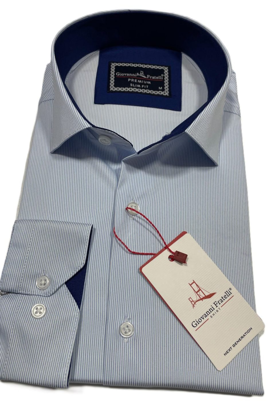 2438 CR FRESH 005 Fresh Slim Fit Uzun Kol Desenli Erkek Gömlek 3GMK312438005 - Giovanni Fratelli