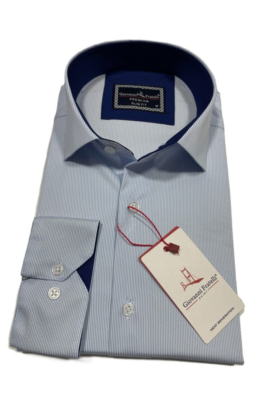 2438 CR FRESH 005 Fresh Slim Fit Uzun Kol Desenli Erkek Gömlek 3GMK312438005 - Giovanni Fratelli