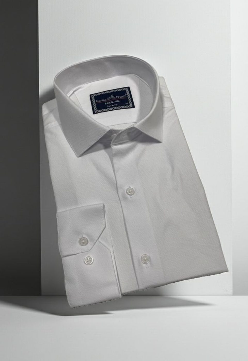 Slim Fit Uzun Kol Desenli Armürlü Jakar Erkek Gömlek 3GMK322450001 Slim Fit Uzun Kol Desenli Armürlü Jakar Erkek Gömlek 3GMK322450001