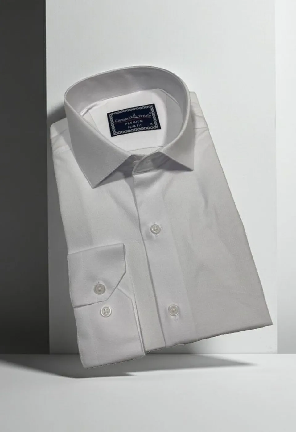 Slim Fit Uzun Kol Desenli Armürlü Jakar Erkek Gömlek 3GMK322450001