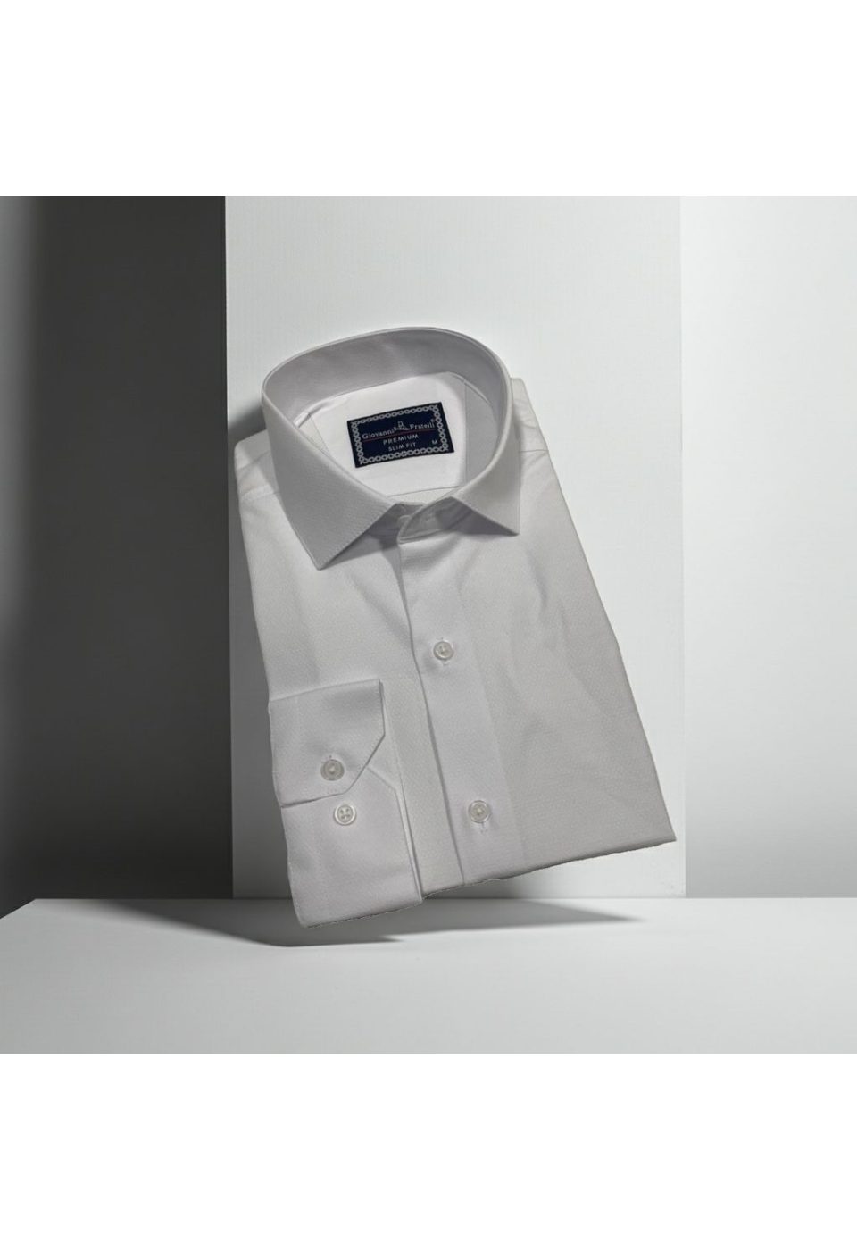 Slim Fit Uzun Kol Desenli Armürlü Jakar Erkek Gömlek 3GMK322450001 - Giovanni Fratelli