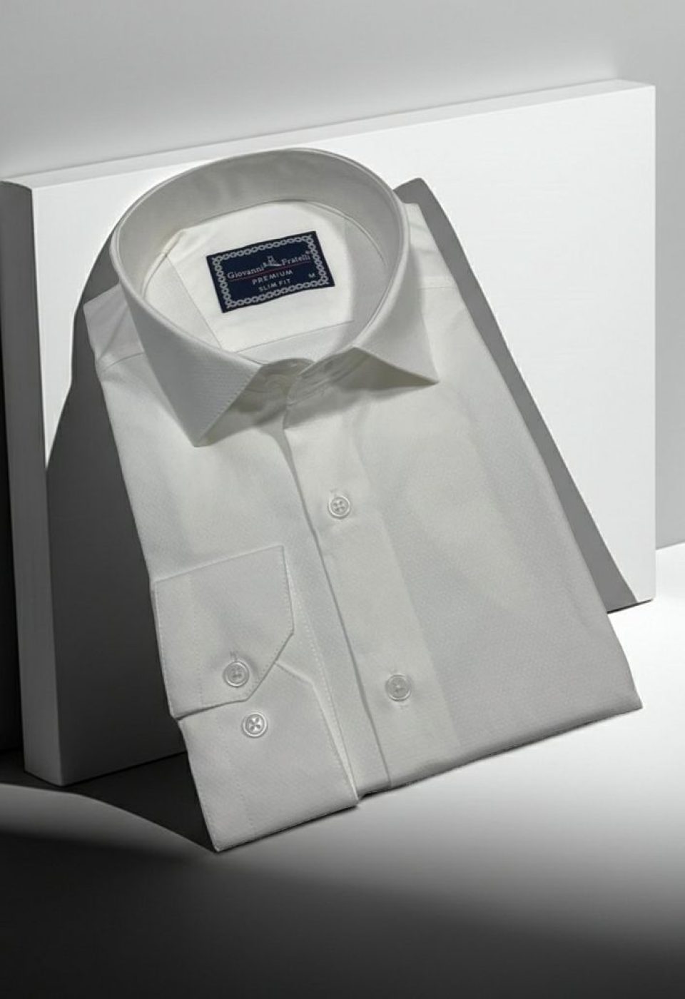 Slim Fit Uzun Kol Desenli Armürlü Jakar Erkek Gömlek 3GMK322450002
