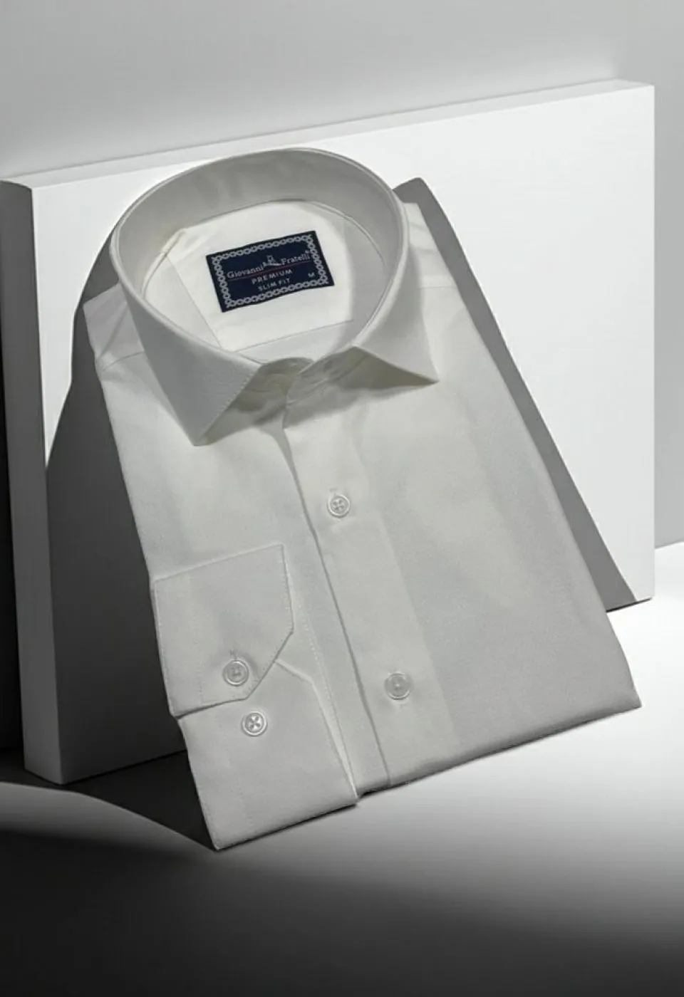 Slim Fit Uzun Kol Desenli Armürlü Jakar Erkek Gömlek 3GMK322450002