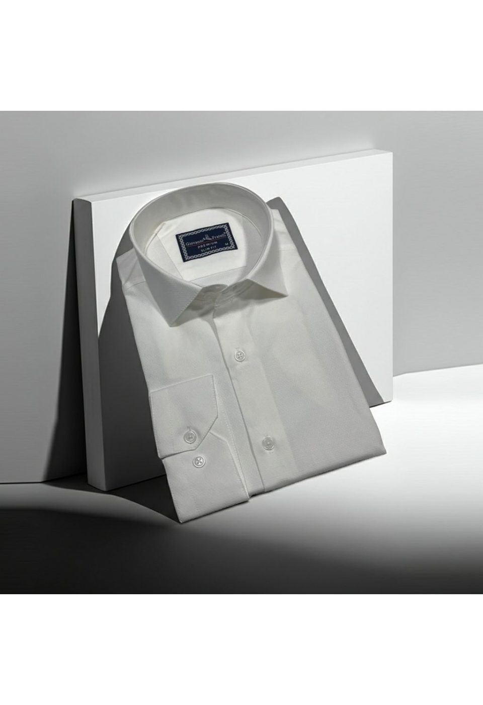 2450 CR JKR 002 Slim Fit Uzun Kol Desenli Armürlü Jakar Erkek Gömlek 3GMK322450002 - Giovanni Fratelli