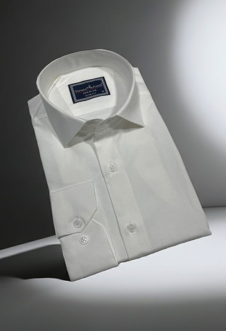 Slim Fit Uzun Kol Desenli Armürlü Jakar Erkek Gömlek 3GMK322450002 Slim Fit Uzun Kol Desenli Armürlü Jakar Erkek Gömlek 3GMK322450002