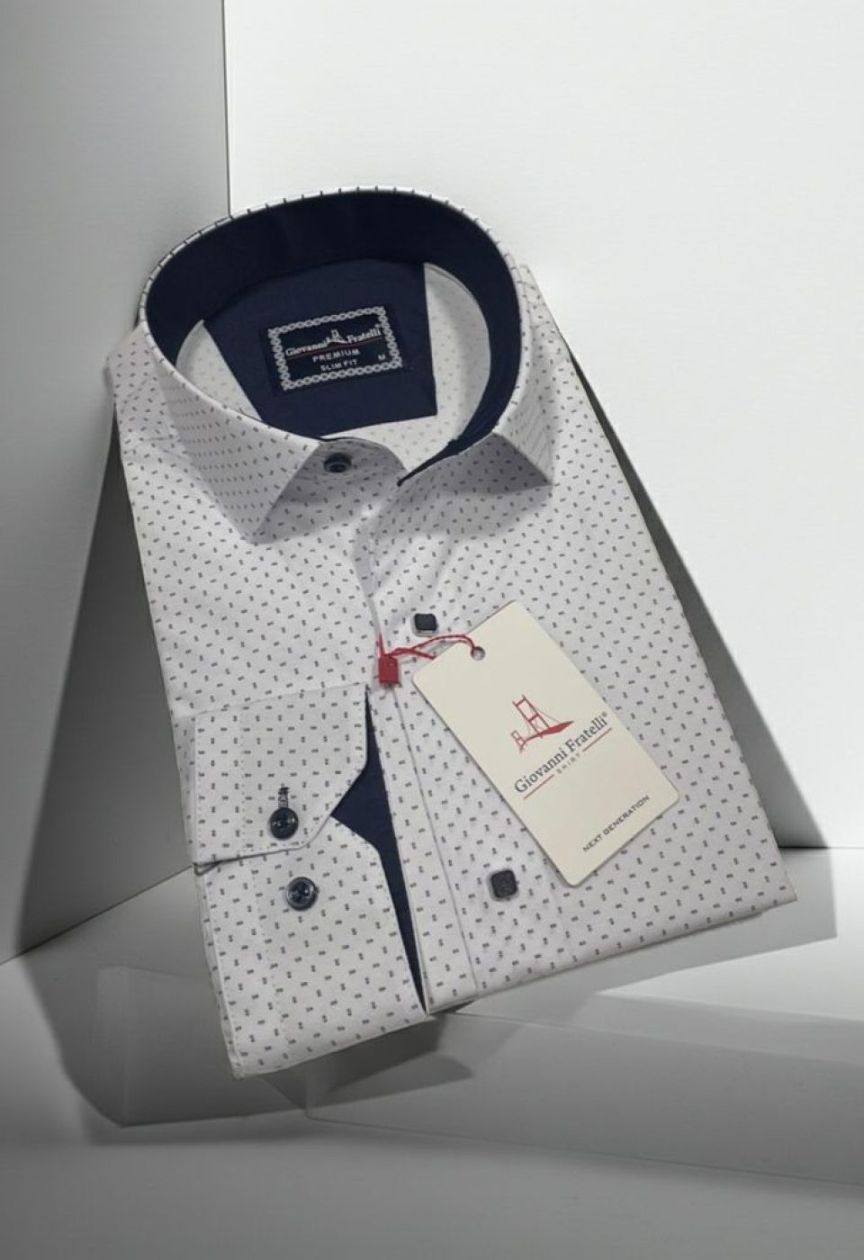 Slim Fit Uzun Kol Desenli Erkek Gömlek 3GMK312451001 Slim Fit Uzun Kol Desenli Erkek Gömlek 3GMK312451001