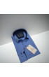 Slim Fit Uzun Kol Desenli Erkek Gömlek 3GMK312451002