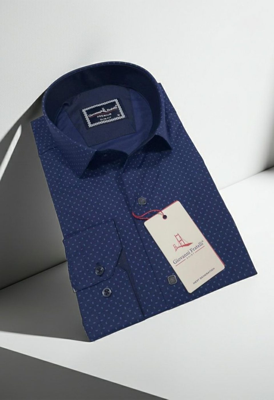 Slim Fit Uzun Kol Desenli Erkek Gömlek 3GMK312451003 Slim Fit Uzun Kol Desenli Erkek Gömlek 3GMK312451003