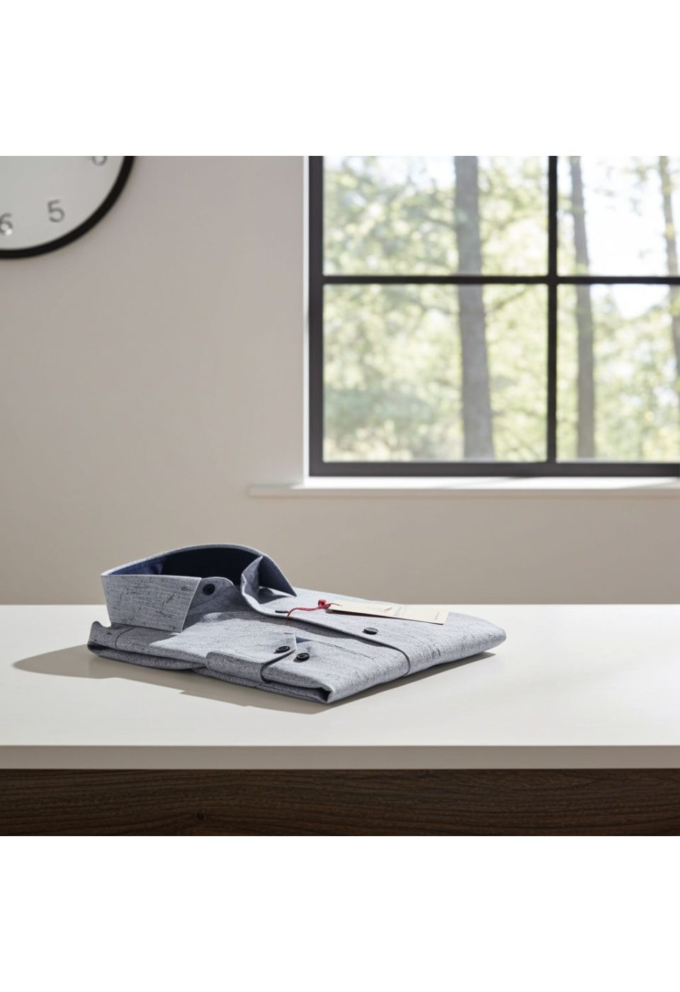 Slim Fit Uzun Kol Desenli Saten Gömlek 3GMK312456002 - Giovanni Fratelli