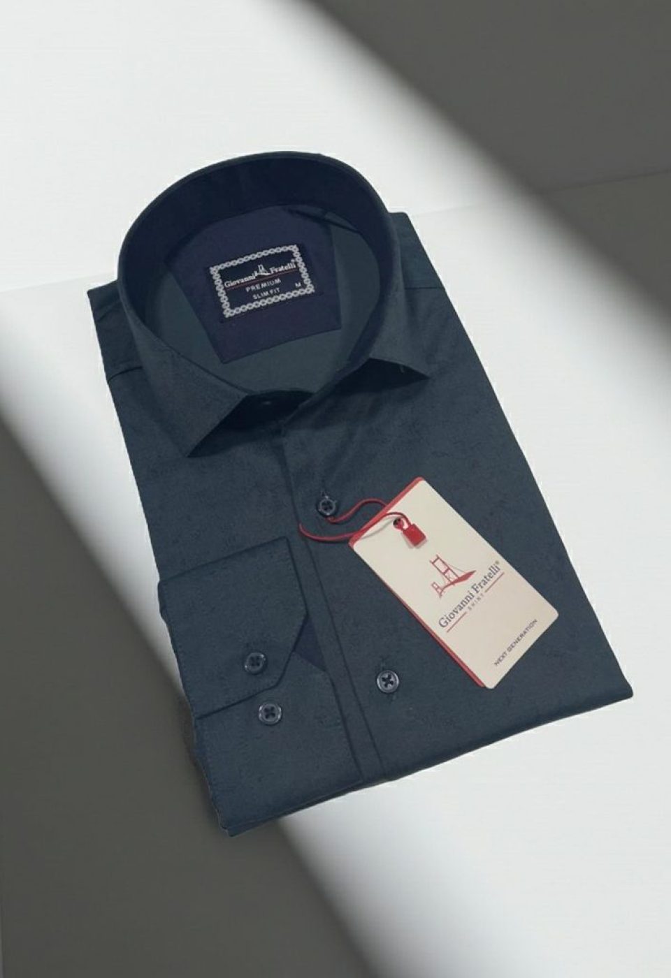 Slim Fit Uzun Kol Desenli Saten Gömlek 3GMK312456003 Slim Fit Uzun Kol Desenli Saten Gömlek 3GMK312456003