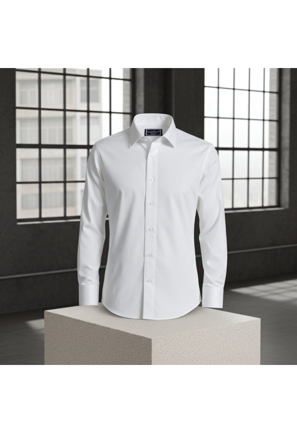 Non-iron Slim Fit Uzun Kol Düz Renk Erkek Gömlek 3GMK312458002 - Giovanni Fratelli
