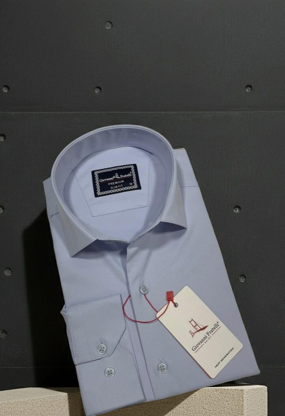 Non-iron Slim Fit Uzun Kol Düz Renk Erkek Gömlek 3GMK312458003