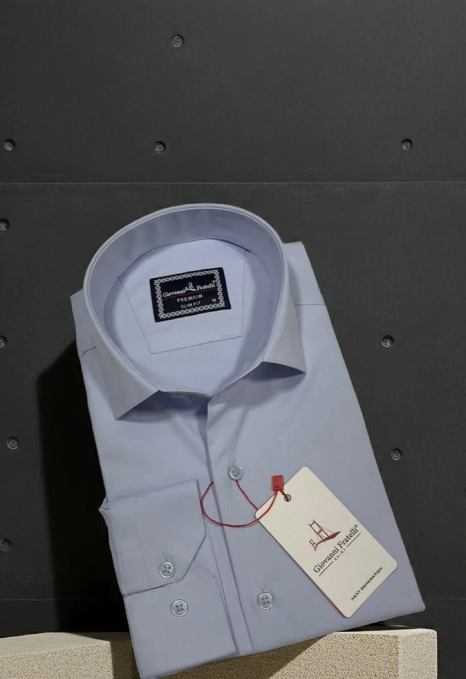 Non-iron Slim Fit Uzun Kol Düz Renk Erkek Gömlek 3GMK312458003