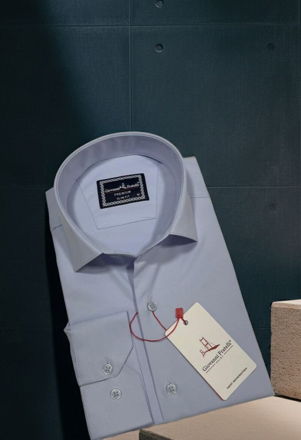 Non-iron Slim Fit Uzun Kol Düz Renk Erkek Gömlek 3GMK312458003