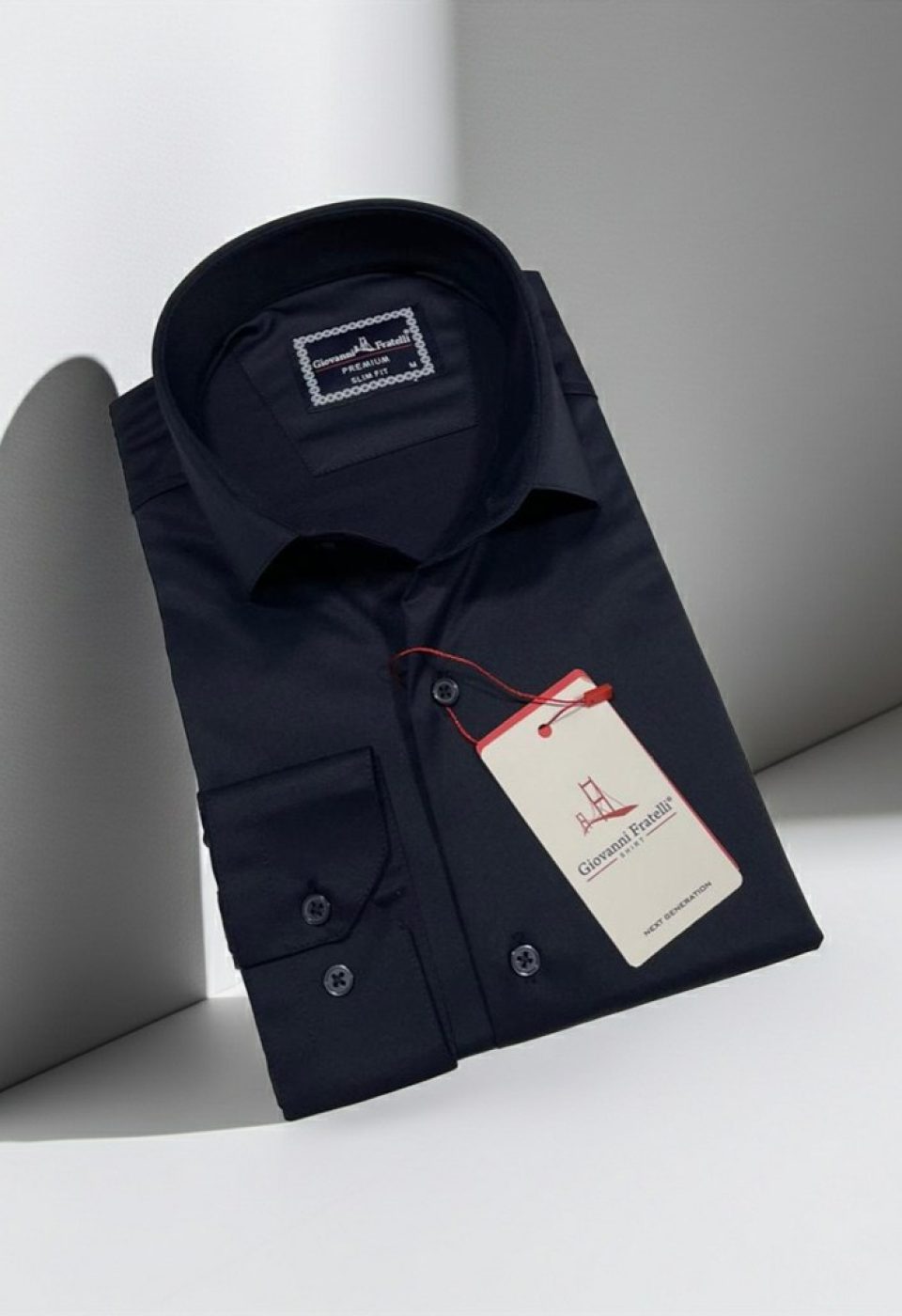 Non-iron Slim Fit Uzun Kol Düz Renk Erkek Gömlek 3GMK312458004