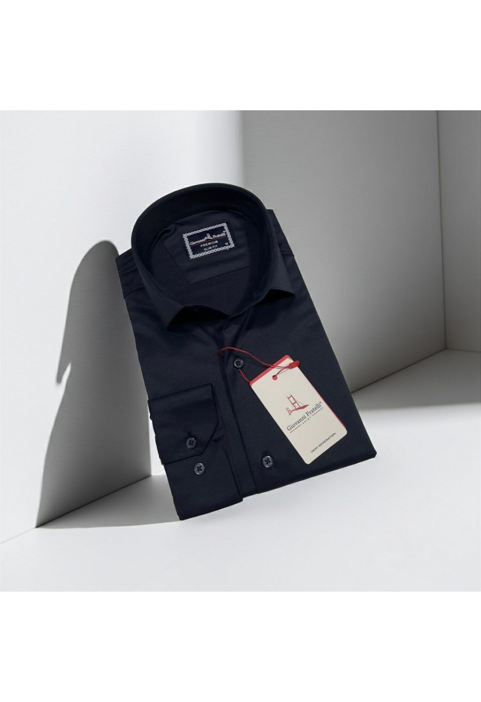 Non-iron Slim Fit Uzun Kol Düz Renk Erkek Gömlek 3GMK312458004 - Giovanni Fratelli