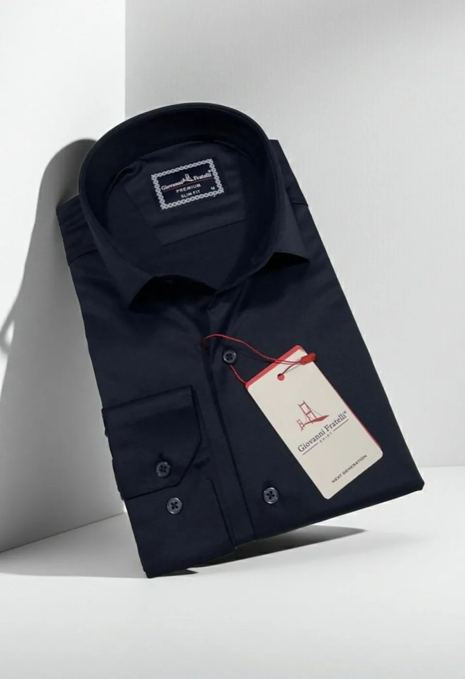 Non-iron Slim Fit Uzun Kol Düz Renk Erkek Gömlek 3GMK312458004