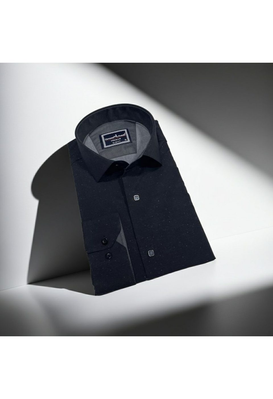 2465 CR KOT 001 Slim Fit Uzun Kol Desenli Erkek Gömlek 3GMK312465001 - Giovanni Fratelli