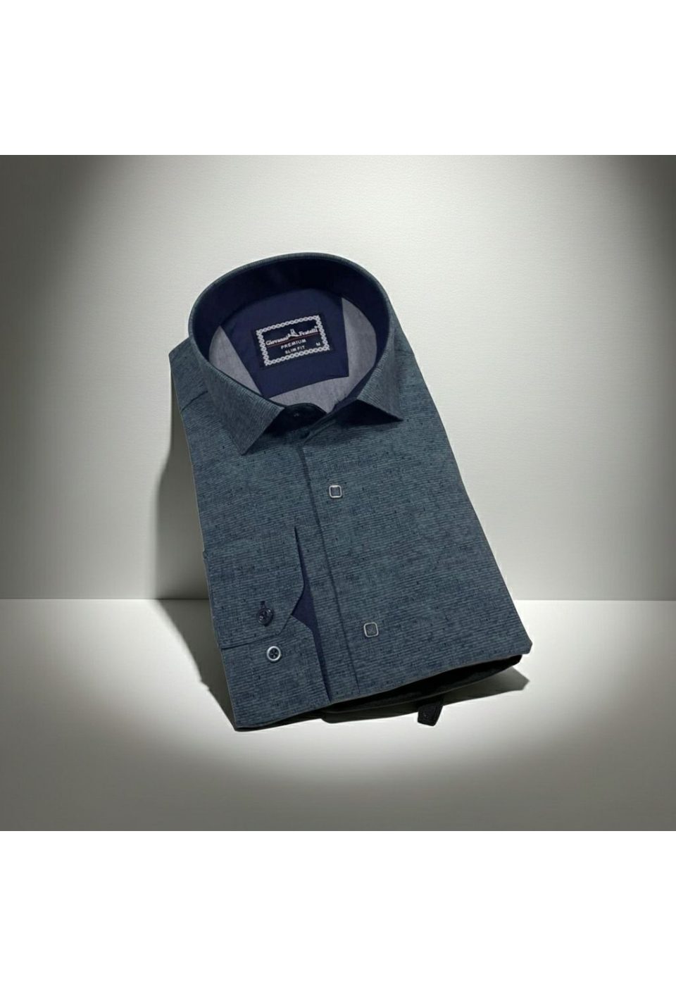 Slim Fit Uzun Kol Desenli Erkek Gömlek 3GMK312465003 - Giovanni Fratelli