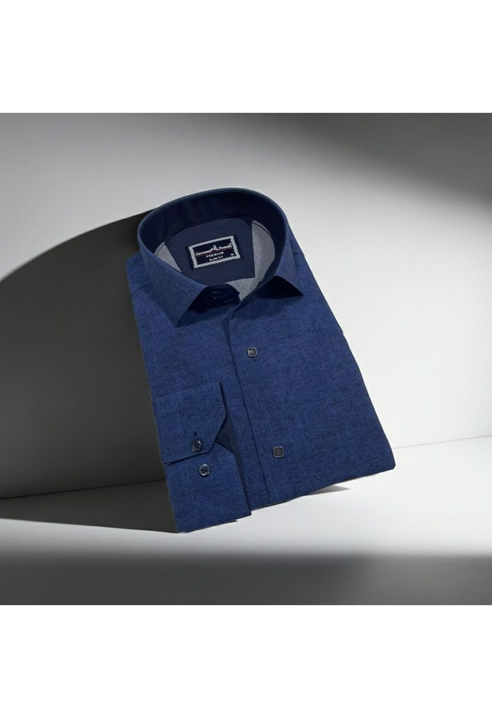 Slim Fit Uzun Kol Desenli Erkek Gömlek 3GMK312465005 - Giovanni Fratelli