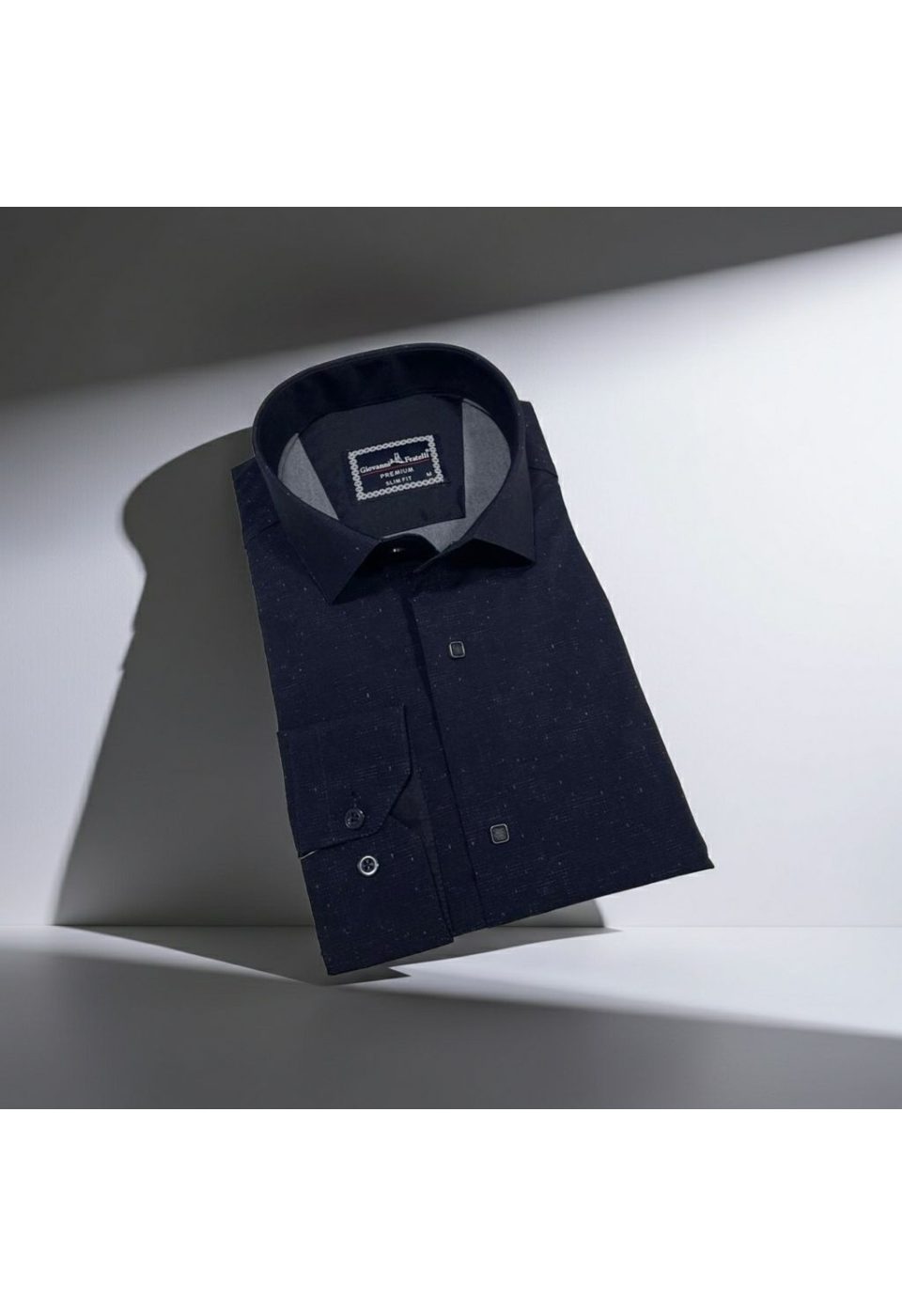 2465 CR KOT 007 Slim Fit Uzun Kol Desenli Erkek Gömlek 3GMK312465007 - Giovanni Fratelli