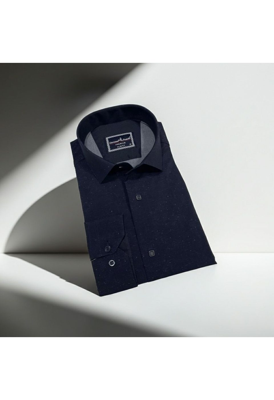 2465 CR KOT 007 Slim Fit Uzun Kol Desenli Erkek Gömlek 3GMK312465007 - Giovanni Fratelli