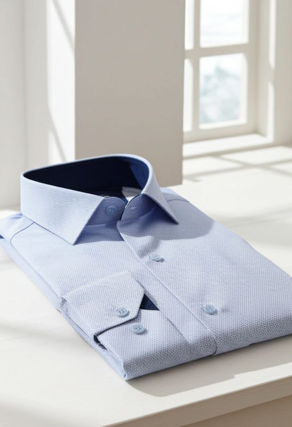 Slim Fit Uzun Kol Desenli Saten Gömlek3GMK312469003