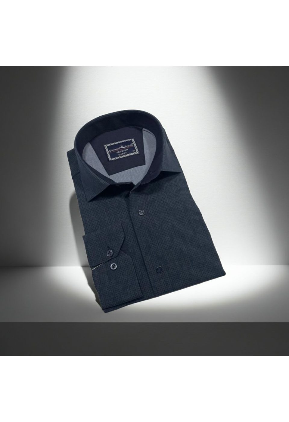 Slim Fit Uzun Kol Desenli Erkek Gömlek 3GMK312470002 - Giovanni Fratelli