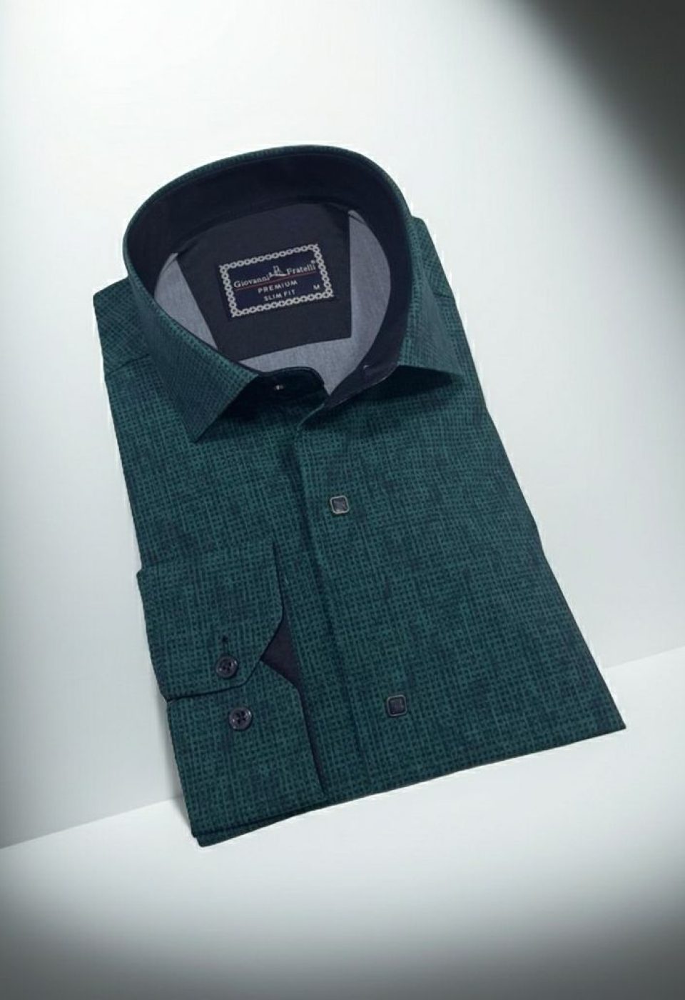 Slim Fit Uzun Kol Desenli Erkek Gömlek 3GMK312470008 Slim Fit Uzun Kol Desenli Erkek Gömlek 3GMK312470008