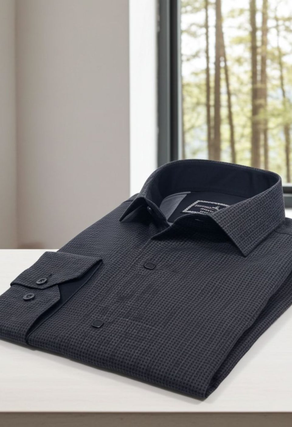 Slim Fit Uzun Kol Desenli Erkek Gömlek 3GMK312470009 Slim Fit Uzun Kol Desenli Erkek Gömlek 3GMK312470009