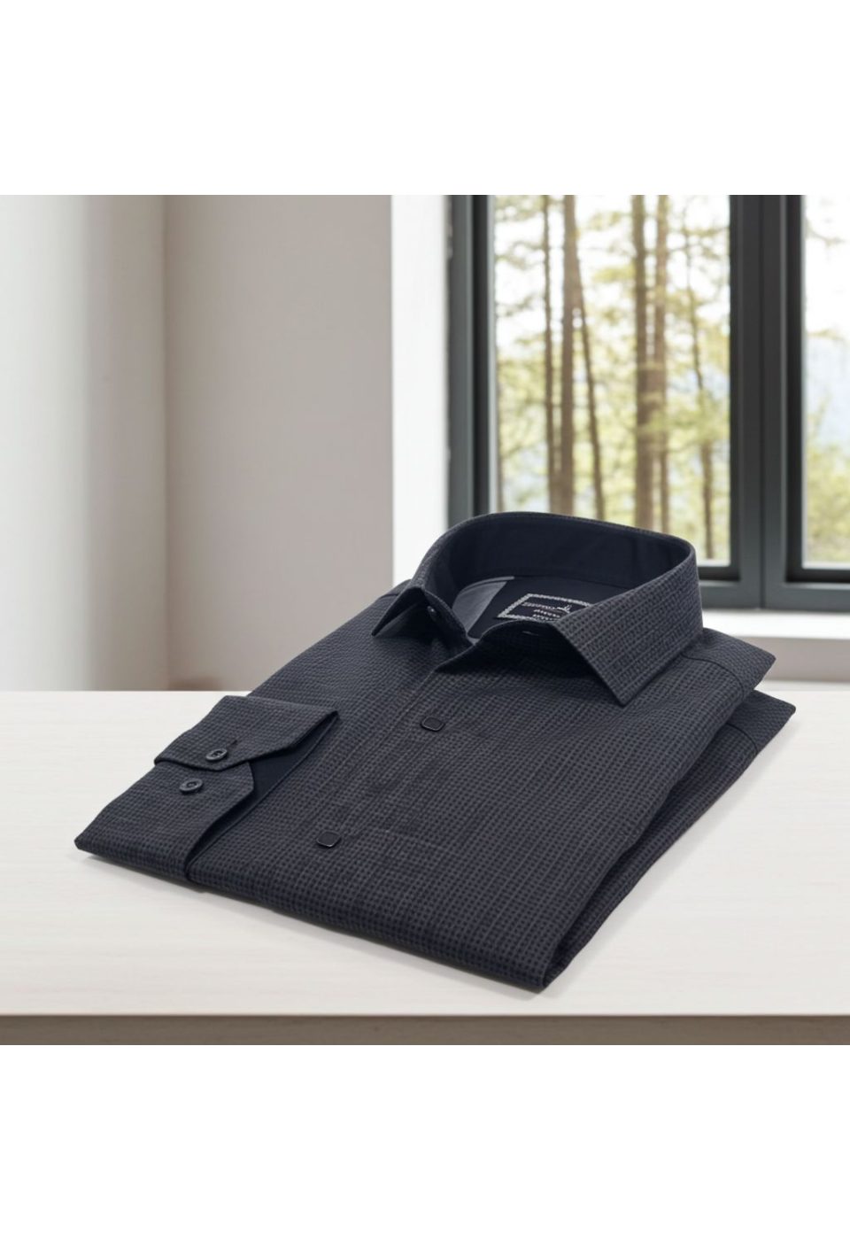 2470 CR KOT 009 Slim Fit Uzun Kol Desenli Erkek Gömlek 3GMK312470009 - Giovanni Fratelli