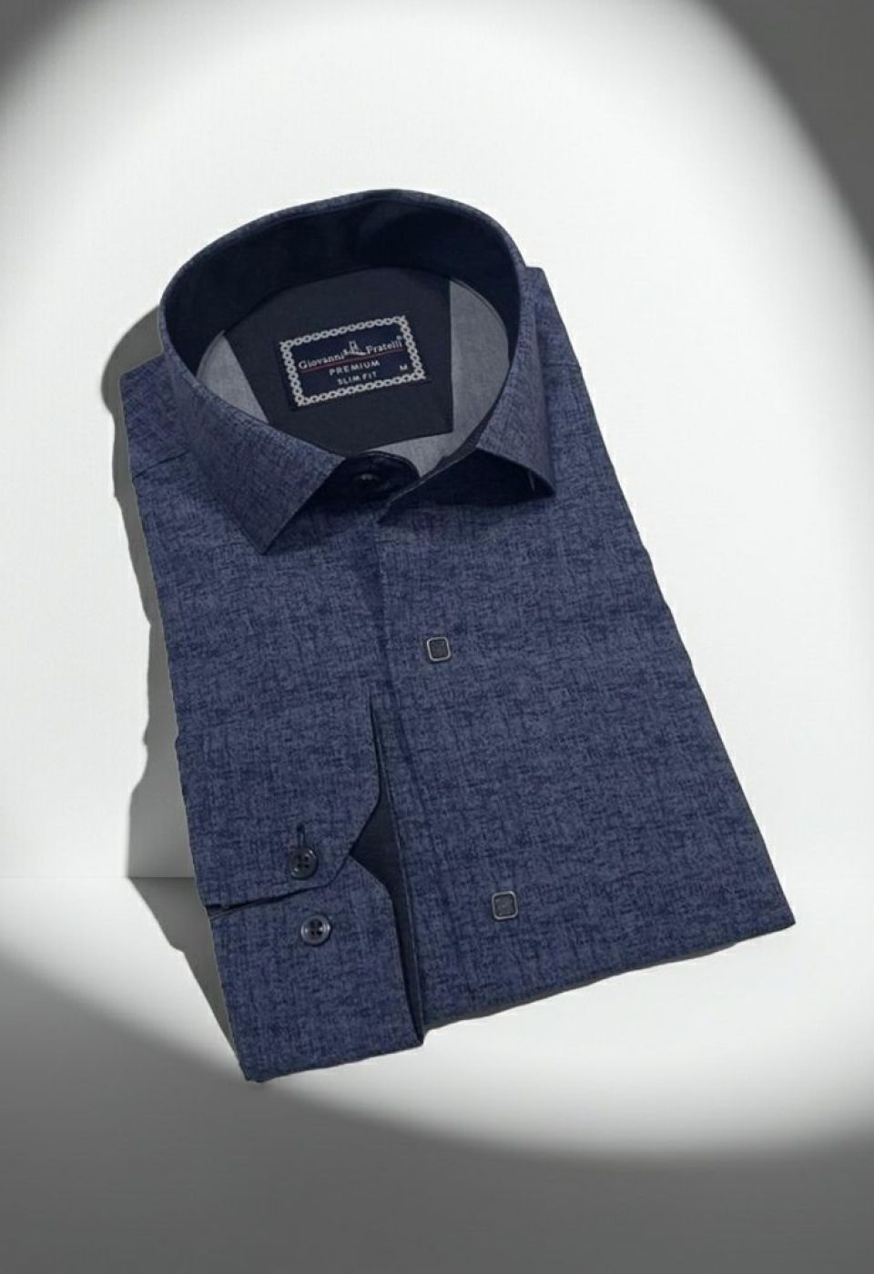 Slim Fit Uzun Kol Desenli Erkek Gömlek 3GMK312471001 Slim Fit Uzun Kol Desenli Erkek Gömlek 3GMK312471001