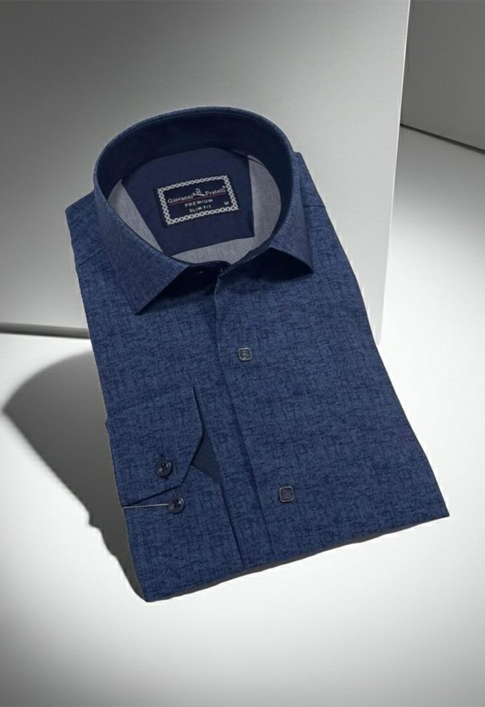 Slim Fit Uzun Kol Desenli Erkek Gömlek 3GMK312471002 Slim Fit Uzun Kol Desenli Erkek Gömlek 3GMK312471002