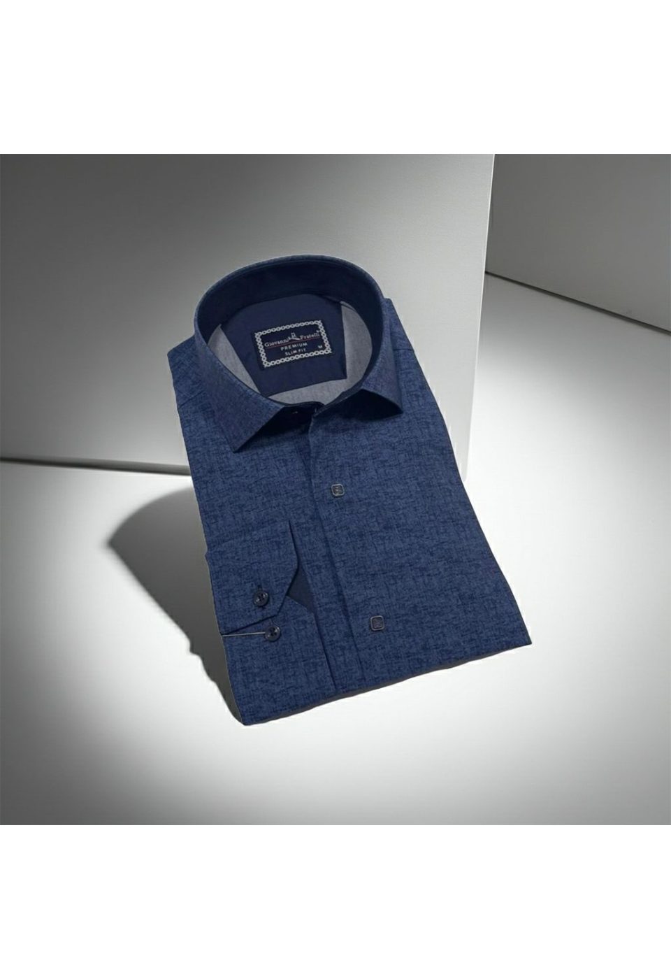 Slim Fit Uzun Kol Desenli Erkek Gömlek 3GMK312471002 - Giovanni Fratelli