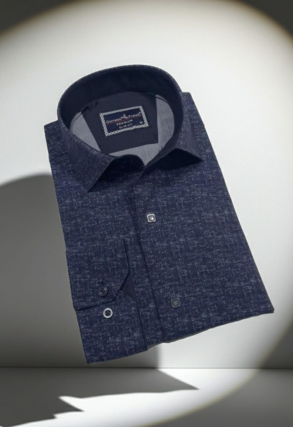 Slim Fit Uzun Kol Desenli Erkek Gömlek 3GMK312471004 Slim Fit Uzun Kol Desenli Erkek Gömlek 3GMK312471004