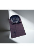 Slim Fit Uzun Kol Desenli Erkek Gömlek 3GMK312471005