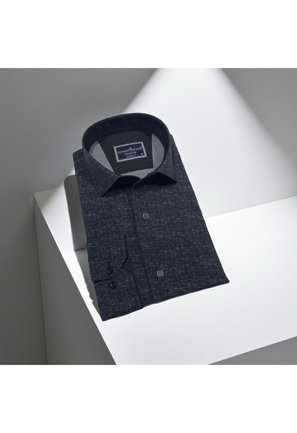 2471 CR KOT 006 Slim Fit Uzun Kol Desenli Erkek Gömlek 3GMK312471006 - Giovanni Fratelli