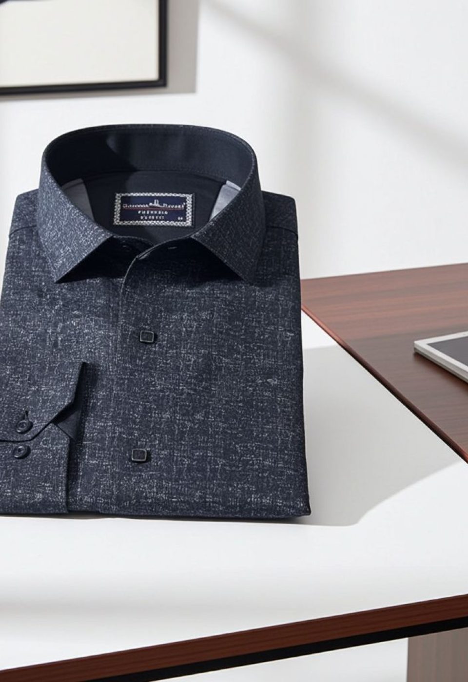 Slim Fit Uzun Kol Desenli Erkek Gömlek 3GMK312471006 Slim Fit Uzun Kol Desenli Erkek Gömlek 3GMK312471006