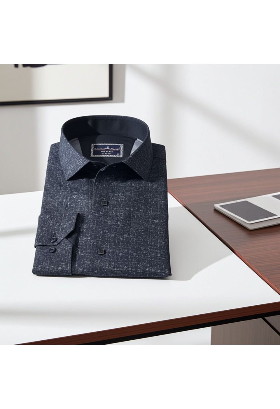 2471 CR KOT 006 Slim Fit Uzun Kol Desenli Erkek Gömlek 3GMK312471006 - Giovanni Fratelli