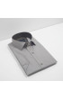 Slim Fit Kısa Kol Desenli Saten Erkek Gömlek 3GMK312787003