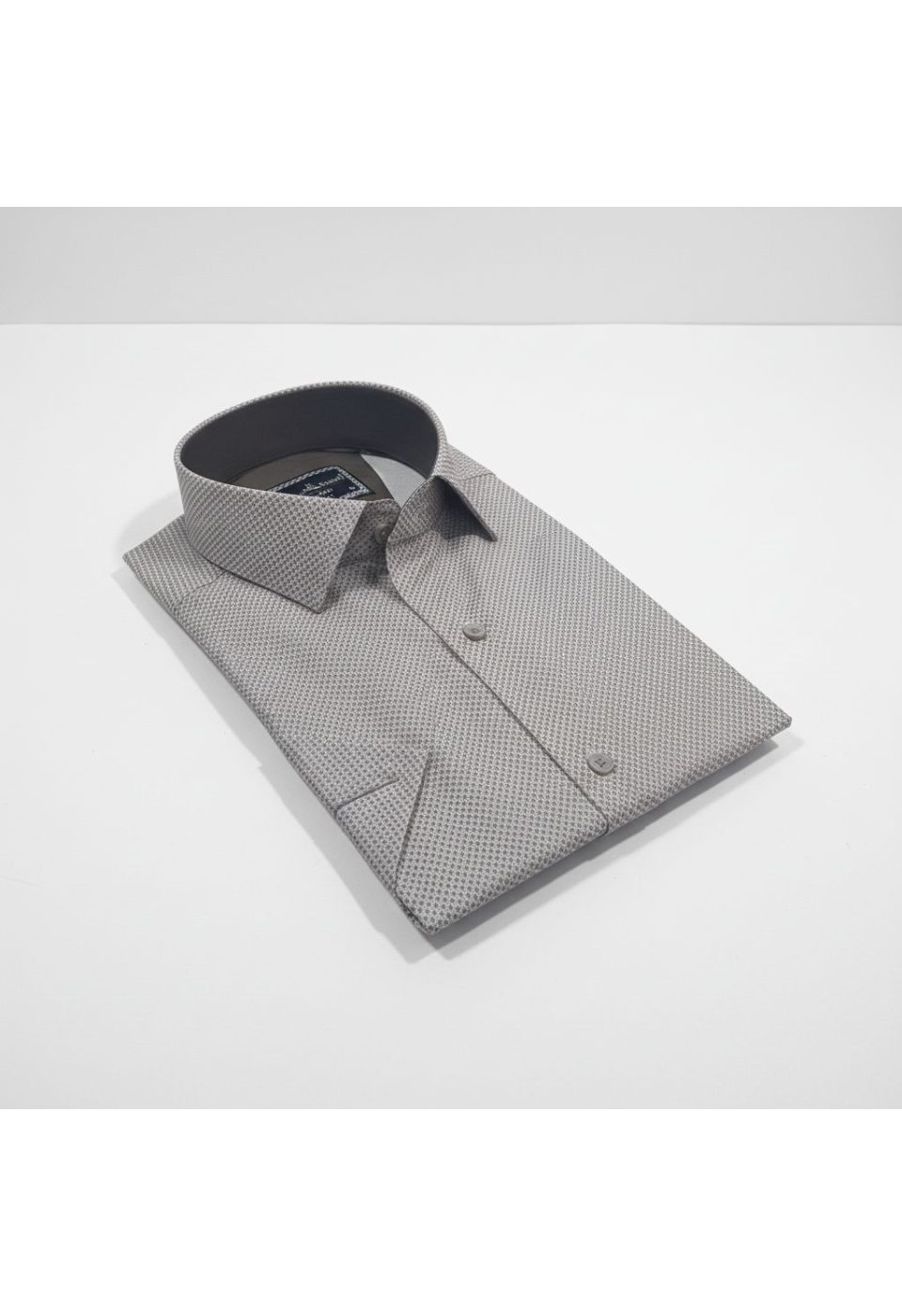 Slim Fit Kısa Kol Desenli Saten Erkek Gömlek 3GMK312787003 - Giovanni Fratelli