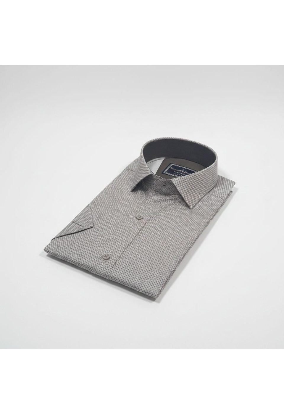 Slim Fit Kısa Kol Desenli Saten Erkek Gömlek 3GMK312787003 - Giovanni Fratelli