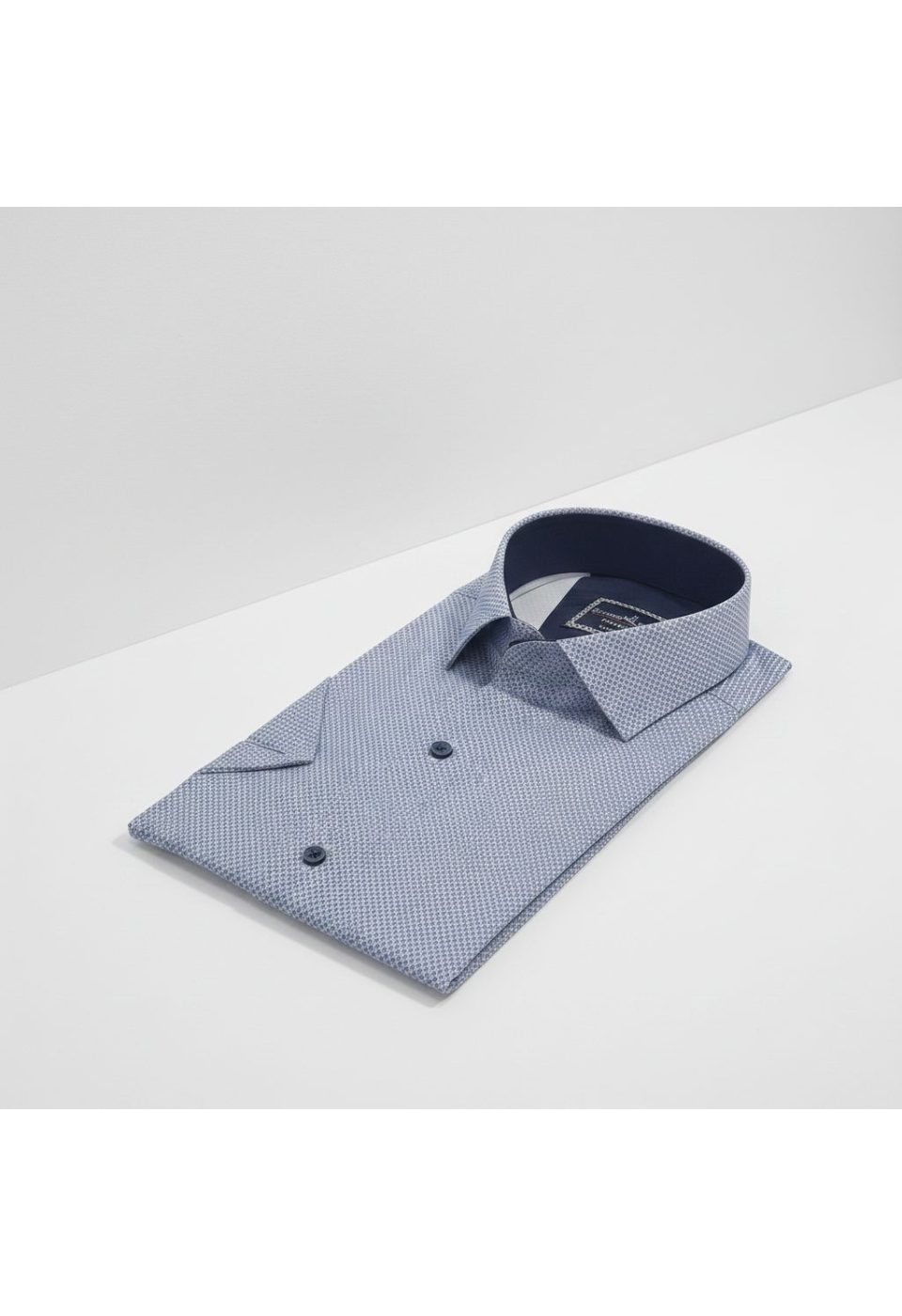 Slim Fit Kısa Kol Desenli Saten Erkek Gömlek 3GMK312787005 - Giovanni Fratelli