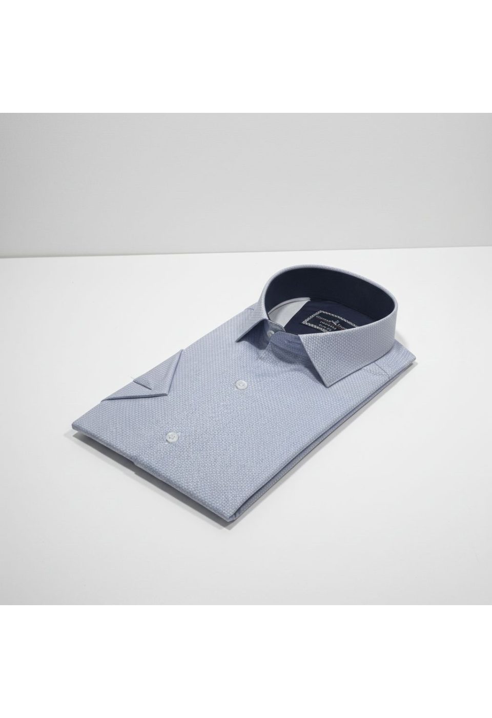 2788 CR K SATIN 001 Slim Fit Kısa Kol Desenli Saten Erkek Gömlek 3GMK312788001 - Giovanni Fratelli